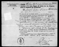 [Ordre d'assignation enjoignant à Joseph Julien Lareine de comparaître devant ...] 1840, septembre, 25