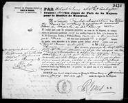 [Ordre d'assignation enjoignant à Simon Paulet de comparaître devant les ...] 1841, mars, 01