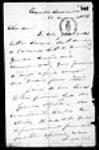 [Lettre de J. Sincennes à [J.G. Crebassa]. ...] 1859, mars, 10
