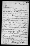 [Lettre de Pierre M. DeBlois. ...] 1856, janvier, 25