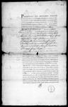 [Concession par Guy, Lord Dorchester à Jean Pontbriant. A. Badeaux, ...] 1795, décembre, 01