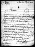 [Lettre de M. Vincent à [Jean-Baptiste-Nicolas-Roch] de Ramezay, à Blaye, ...] 1770, janvier, 23
