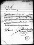 [Lettre de M. Vincent à [Jean-Baptiste-Nicolas-Roch] de Ramezay, à Blaye, ...] 1770, septembre, 01