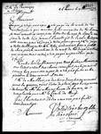 [Lettre de M. Vincent à [Jean-Baptiste-Nicolas-Roch] de Ramezay, à Blaye, ...] 1771, mars, 09