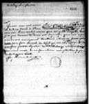[Lettre de [Jean-Baptiste-Nicolas-Roch] de Ramezay à [Thouron et frères] relative ...] 1773, septembre, 17