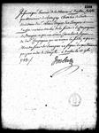 [Quittance à [Jean-Baptiste-Nicolas-Roch] de Ramezay pour avoir signé des quittances ...] 1753, novembre, 12
