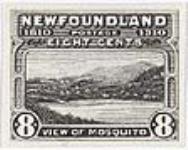 1610-1910, view of Mosquito [philatelic record] 15 August, 1910