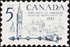 First elected assembly, 1758 [Peace Tower, scepter] [graphic material] : Première assemblée élue, 1758