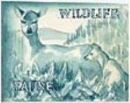 Wildlife [Doe and fawn] [graphic material] : Faune