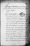 [Ordonnance de Jacques Raudot condamnant Nicolas d'Ailleboust de Manthet à ...] 1706, novembre, 01