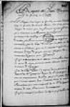 [Rapport de Jean Mazan - il s'embarqua à Québec en ...] 1706, mars, 23