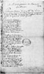 [Résumé ou brouillon d'une lettre de Levasseur de Neré et ...] 1716, mai, 02
