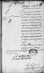 [Délibération du Conseil de Marine - Jacques Sorel, marchand de ...] 1717, février, 23