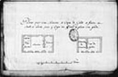["Plans pour une maison et corps de garde à faire ...] 1721
