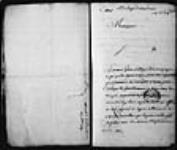 [Lettre de Beauharnois au ministre - requête du soldat Gilles ...] 1729, octobre, 25