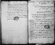 [Résumé de lettres de Beauharnois, d'Aigremont et Lignery avec commentaires ...] 1729