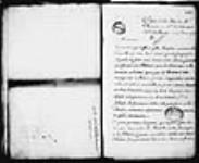 [Copie d'une lettre de Thaumur à Beauharnois - déplore l'ordre ...] 1730, juin, 17