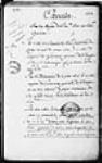 [Feuille au net concernant le rang du conseiller clerc (Bertrand ...] 1730