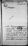 [Lettre de Hocquart au ministre au sujet des munitions et ...] 1733, octobre, 06