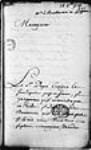 [Lettre de Beauharnois et Hocquart au ministre - le sous-ingénieur ...] 28 oct. 1734