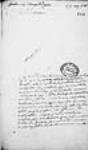 [Lettre de l'évêque de Québec au ministre - partira cette ...] 1734, mai, 01