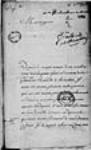 [Lettre de Beauharnois et Michel au ministre - demandent le ...] 1736, octobre, 25