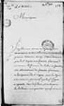 [Lettre de Michel de La Rouvillière au ministre au sujet ...] 1736, octobre, 29