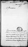 [Lettre de Beauharnois au ministre - nécessité de renvoyer en ...] 1737, octobre, 02