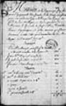 [Mémoire de la dépense que j'ai faite... pour me conduire ...] 1738, août, 06