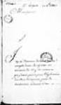[Lettre de Hocquart au ministre au sujet du projet de ...] 1738, octobre, 27