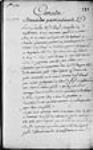 ["Demandes particulières" - Godefroy de Saint-Paul: ratification d'une concession au ...] 1740, février