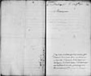 [Lettre de Beauharnois au ministre - passage en France de ...] 1742, septembre, 04