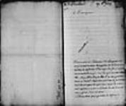 [Lettre de Beauharnois au ministre - éclaircissements demandés à propos ...] 1742, octobre, 29