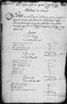 ["État des vivres qui ont été fournis par les particuliers ...] 1747, octobre, 15