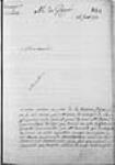 [Lettre d'Ignace-Philippe Aubert de Gaspé au ministre concernant le poste ...] 1751, juin, 16