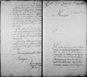[Lettre de Vaudreuil de Cavagnial au ministre - rappelle le ...] 1757, octobre, 27