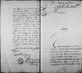 [Lettre de Vaudreuil de Cavagnial au ministre - demande 1 ...] 1757, octobre, 29