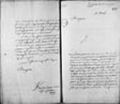 [Lettre d'André Doreil au ministre - n'est pas venu au ...] 1758, août, 31