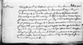 [Mention du bail à loyer par Pierre Constantin à François ...] 1732, novembre, 04