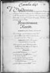 ["Bordereau du compte de la recette et dépense faites en ...] 1698, octobre, 10