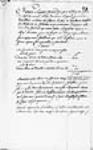 [Certificat de François Lefebvre Duplessis Faber - "Nous soussigné, commandant ...] 1749, août, 02