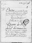 [Ordre du roi qui permet à Pierre-Charles Le Sueur d'emmener ...] 1698, mai, 21