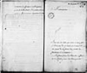 [Lettre de Hocquart au ministre concernant la ferme des postes ...] 1744, octobre, 23