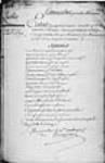 ["État du papier et autres ustensiles qu'il est nécessaire d'envoyer ...] 1745, octobre, 22
