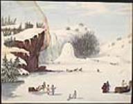 Bute de glace à Montmorency ca 1839.