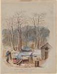 Le temps des sucres près de London, Canada ca. 1844-1853