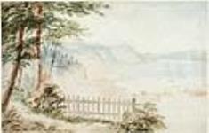 View from Spencer Wood looking towards Wolfe's Cove ca. 1769
