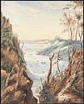 La bute de glace à Montmorency vue depuis le haut 7 novembre 1864