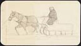 Horse, Sleigh and Driver, Montreal ca. 1881