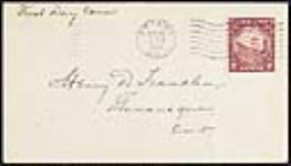 [New Brunswick Seal] [philatelic record] 16 August, 1934